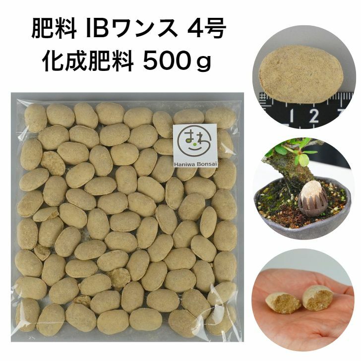 肥料 IBワンス 4号 化成肥料 500g 約3cm 中粒 緩効性 置き肥 追肥 養分供給 窒素 リン酸 カリ 肥効8～12ヶ月盆栽肥料 園芸用品 園芸 ガーデニング 1000円ポッキリ ポッキリ ぽっきり