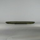 【中古】水盤 銅水盤 大型 長辺 約55.5cm 楕円 落款なし 銅盤 小判 鉢 水石 盆栽 花器 銅製 現品 中古