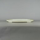 【中古】 水盤 丸善 大型 長辺 約45.5cm 楕円 鉢 水石 盆栽 花器 青磁 現品 中古 送料無料