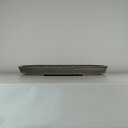【中古】盆栽鉢 常滑 黎鳳造 大型 長辺 約54.5cm 楕円鉢 釉薬 現品 中古鉢