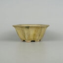 【中古】 盆栽鉢 常滑 秀峰 小型 長辺 約15.8cm 六角鉢 釉薬 現品 中古鉢 送料無料