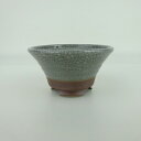 【中古】 盆栽鉢 昇寿 小鉢 長辺 約8.5cm 丸鉢 釉薬 現品 中古鉢