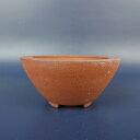 【中古】 盆栽鉢 青風 小鉢 長辺 約7cm 丸鉢 泥鉢 現品 中古鉢 送料無料