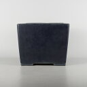 【中古】盆栽鉢 常滑 山房 紀山 中型 長辺 約 22.5cm 正方鉢 釉薬 現品 中古鉢