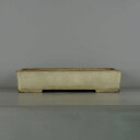 【中古】盆栽鉢 常滑 山房造 中型 長辺 約 37.2cm 長方鉢 釉薬 現品 中古鉢 送料無料