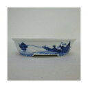 【中古】盆栽鉢 九谷福美 楕円鉢 中古鉢 送料無料