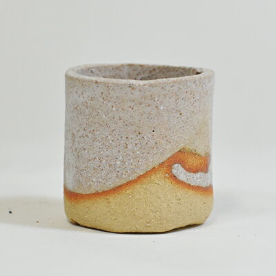 盆栽鉢 山野草鉢 陶器鉢 信楽焼 白掛合せ丸ミニ 幅 約5cm 1.5号 〜 2号 ミニ盆栽用 豆盆栽用 山野草 草もの 苔盆栽 盆栽小鉢 和鉢 和風 ミニ 鉢 盆栽妙