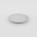 盆栽鉢 万古焼 丸受皿 白 4号 幅12cm×高さ1.5cm 陶器受け皿 丸皿 盆栽鉢 陶器鉢 植木鉢 受け皿 シンプル モダンな 苔盆栽 苔玉鉢 コケ 盆栽妙
