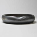 水盤銀 銀彩えくぼ10号穴有り 鉢幅約30cm×高さ約6cm