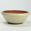 盆栽鉢 ミニ盆栽鉢 【瀬戸焼】クリーム5.5号 丸山草 山野草鉢 陶器鉢 和鉢 丸鉢