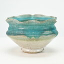 盆栽鉢 植木鉢 信楽焼 水色手作り鉢 5号大 幅15cm×奥行15.5cm×高さ10cm ミニ盆栽 山野草 鉢植え bonsai