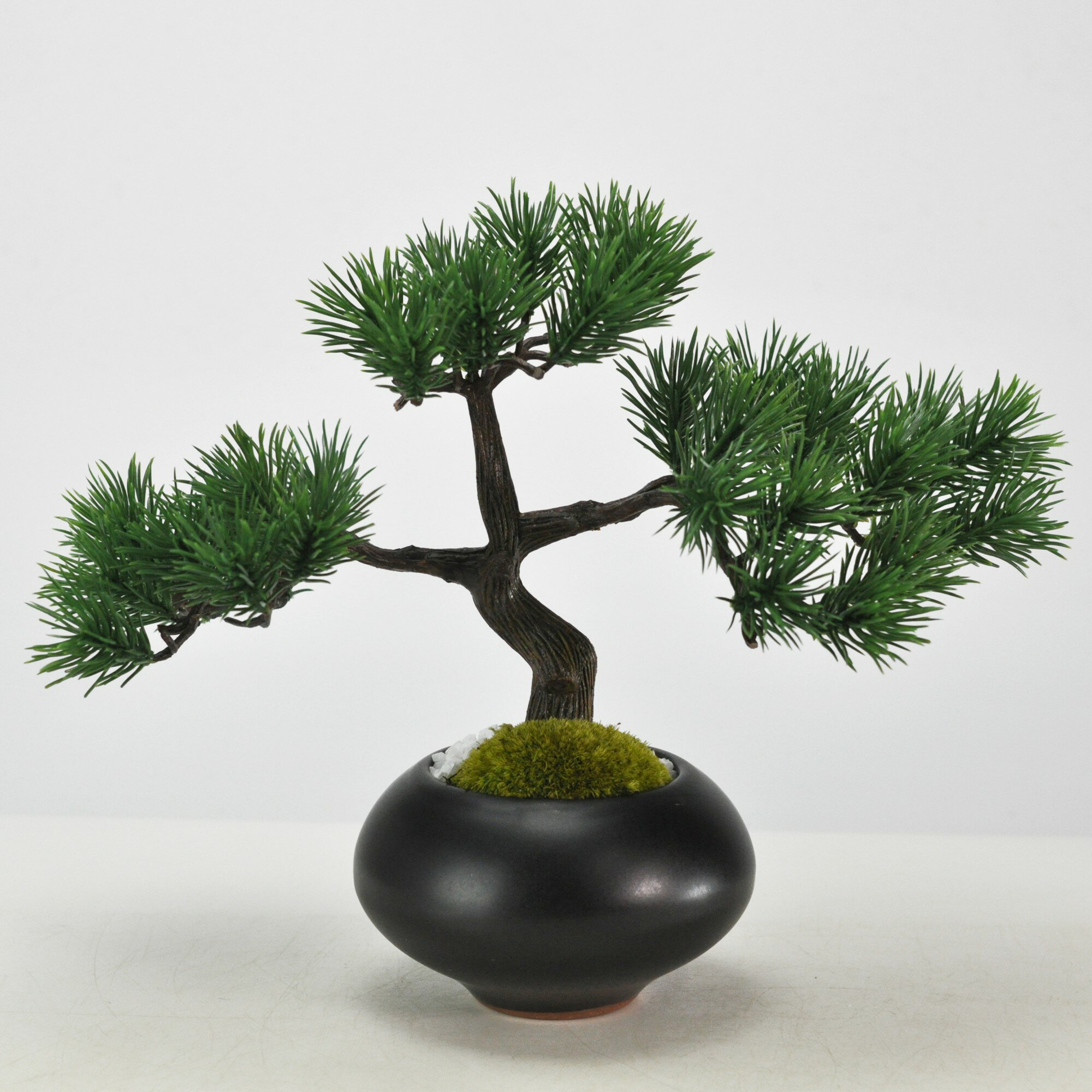 造花盆栽 枝振りの良い五葉松 模様木 フェイクグリーン フェイク盆栽 ラッピング お祝い 贈答品 ギフト