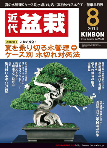 月刊「近代盆栽」2014年8月号