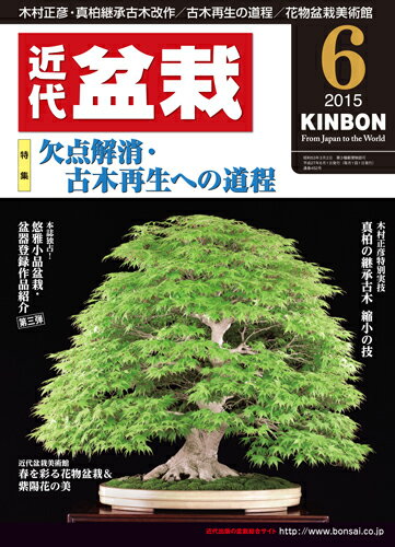 月刊「近代盆栽」2015年6月号
