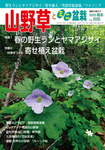 隔月刊「山野草とミニ盆栽」15年陽春号