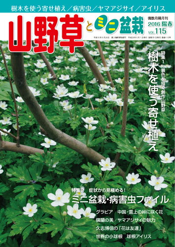 隔月刊「山野草とミニ盆栽」16年陽春号