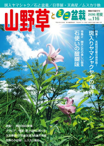 隔月刊「山野草とミニ盆栽」16年初夏号