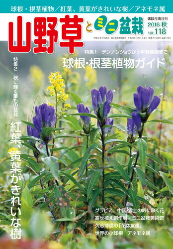 隔月刊「山野草とミニ盆栽」16年秋号