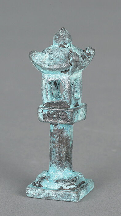 銅製添景「四角灯篭」