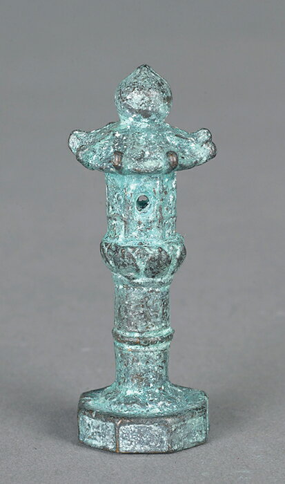 銅製添景「八角灯篭」