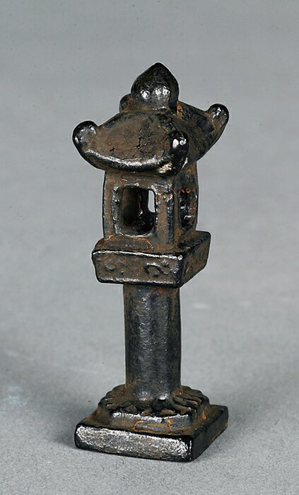 銅製添景「四角灯篭」