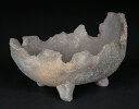 盆栽鉢 山野草鉢「信楽焼窯変くらま風鉢」植木鉢 焼締 5号 16cm 鞍馬石風 小品 ミニ盆栽 野草 草物の寄せ植えに最適