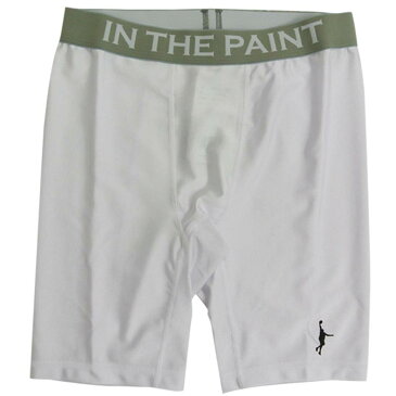 待望の再入荷！IN THE PAINT（インザペイント） バスケットボール パワータイツ（ホワイト）[ITP18484-WHT]【バスケットボール】パワーパンツ パワータイツ インナーウェア インナータイツ インナースパッツ コンプレッション ショーツ