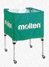 molten(モルテン) バスケ ミニバス用 ボールカゴ（グリーン）[BK20HLG] 【バスケットボール 用品】ボールカゴ ボールかご ボールケース