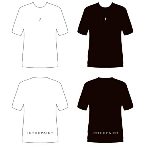 【2色展開！！】シンプルながらバックスタイルが◎！IN THE PAINT（インザペイント） 2024SS バスケットボール Tシャツ ITP24306 【バスケットボール】バスケットボールウェア 半袖Tシャツ プラクティス シャツ