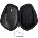 co2CREA 収納ケース 互換品 Logicool ロジクール MX Master 3 MX2200/MX MASTER3s MX2300 ワイヤレスマウス (グラファイト)(ケースのみ)