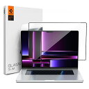 Spigen 全面保護 ガラスフィルム MacBook Pro 16インチ 2023/2021モデル 用 フルカバー MacBook Pro16インチ 対応 保護 フィルム 1枚入