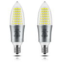LED電球 口金直径17mm 100W形相当 10W E17 LED 燭台電球 6000K昼光色 1200lm 全方向 断熱材施工器具対応 密閉形器具対応 調光器非対応 PSE 2個入