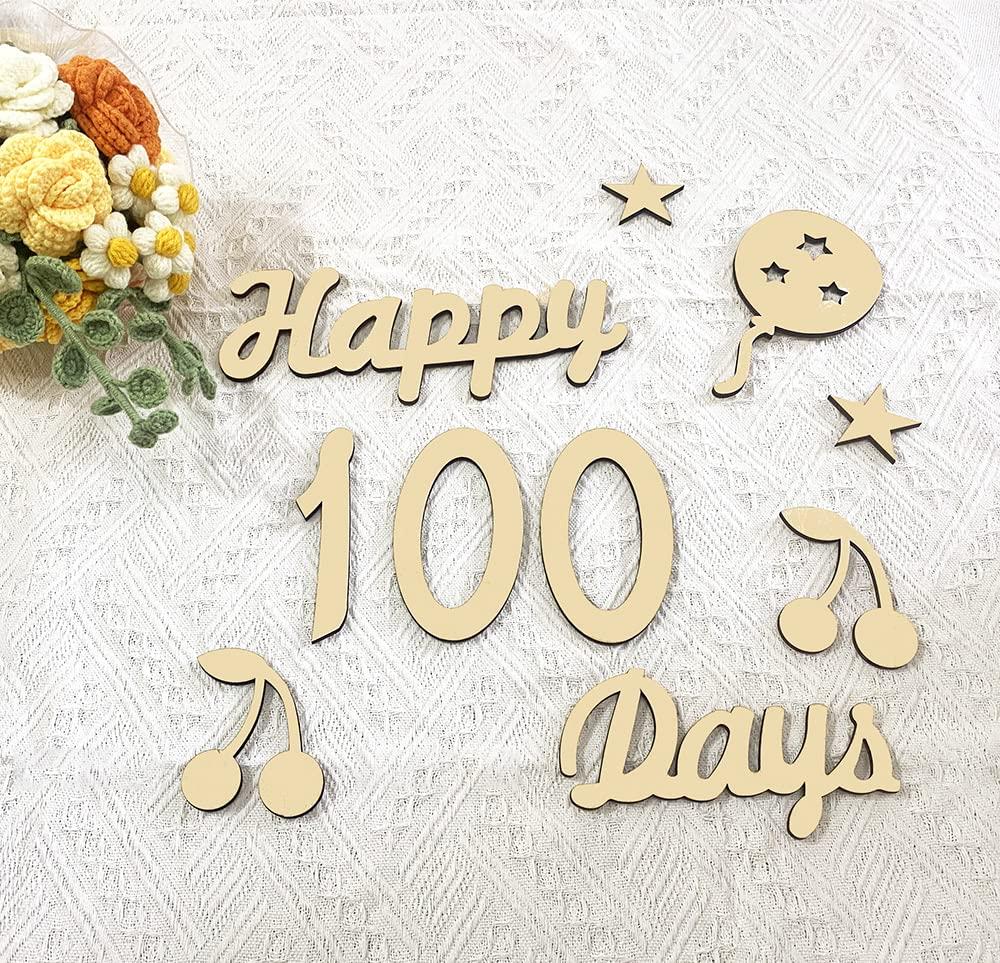 SPKURICP 木製 レターバナー 40枚セット 月齢フォトグッズ ニューボーンフォト ウッドレター 月齢カード マンスリーカード 記念日フォト 撮影道具 記念写真 出産祝い 成長記録 プレゼント 誕生日 2