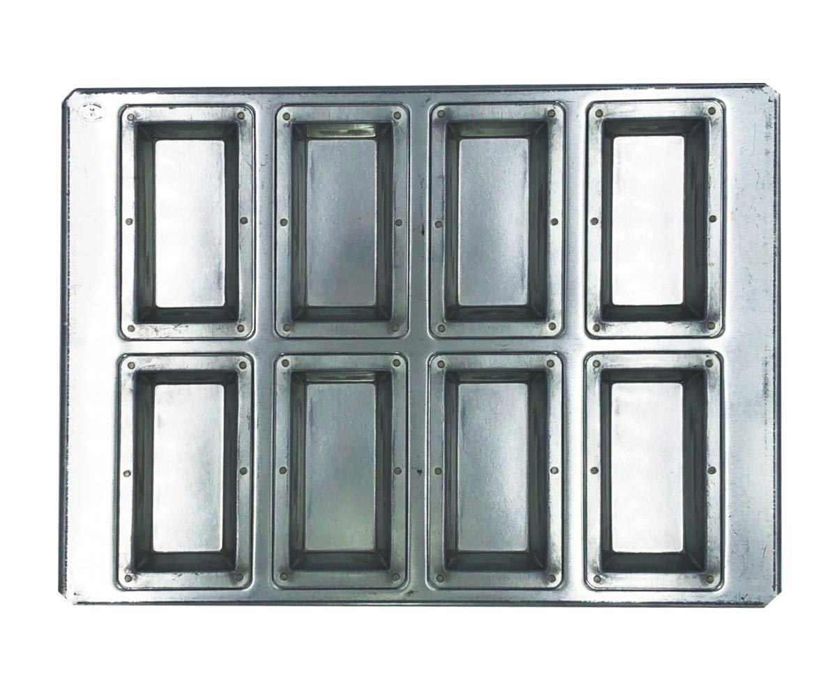 松永製作所 シリコン加工 シルバーフィナンシェ天板8P MS23