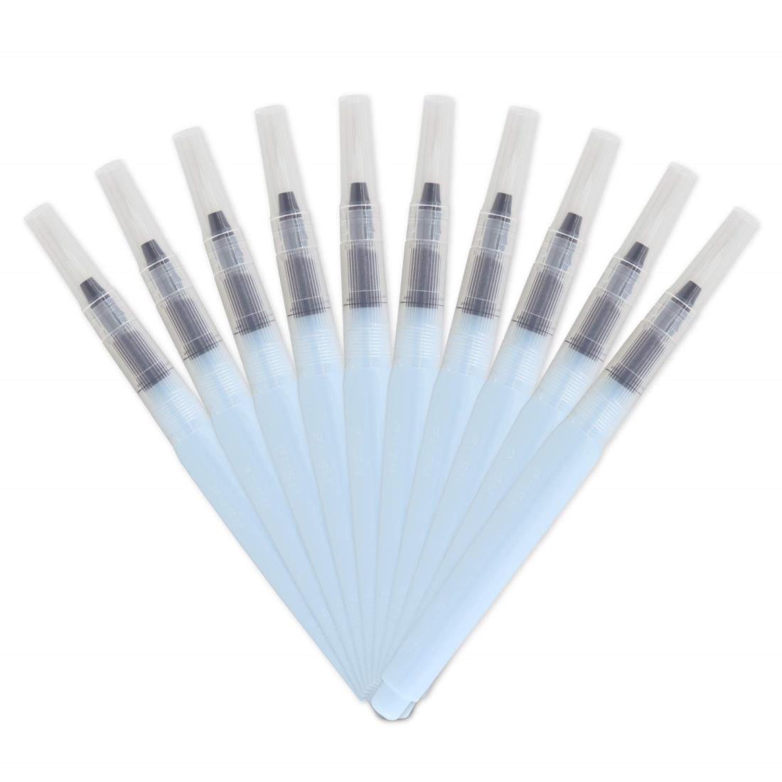 サクラクレパス 水筆 スタンダードサイズ 丸筆 小 10本 QRN-S(10)