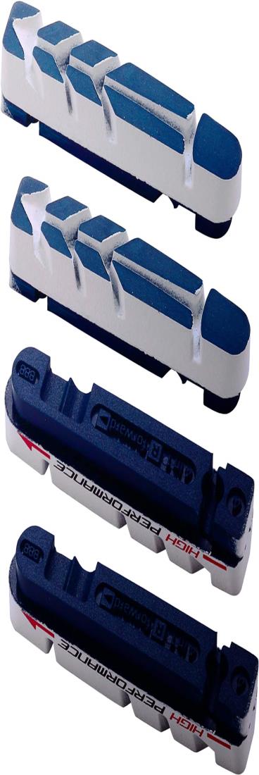 BBB(ビービービー) ロードバイク用ブレーキシュー ウルトラストップ ハイパフォーマンス BBS-28HP 前後..