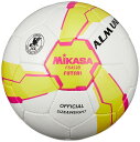 ミカサ(MIKASA)フットサルボール 4号手縫い検定球 イエロー/ピンク FS452B-YP 推奨内圧0.56〜0.70kgf/㎠