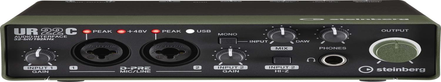 スタインバーグ Steinberg USB3.0 オーディオインターフェイス 32bit/192kHz グリーン UR22C GN