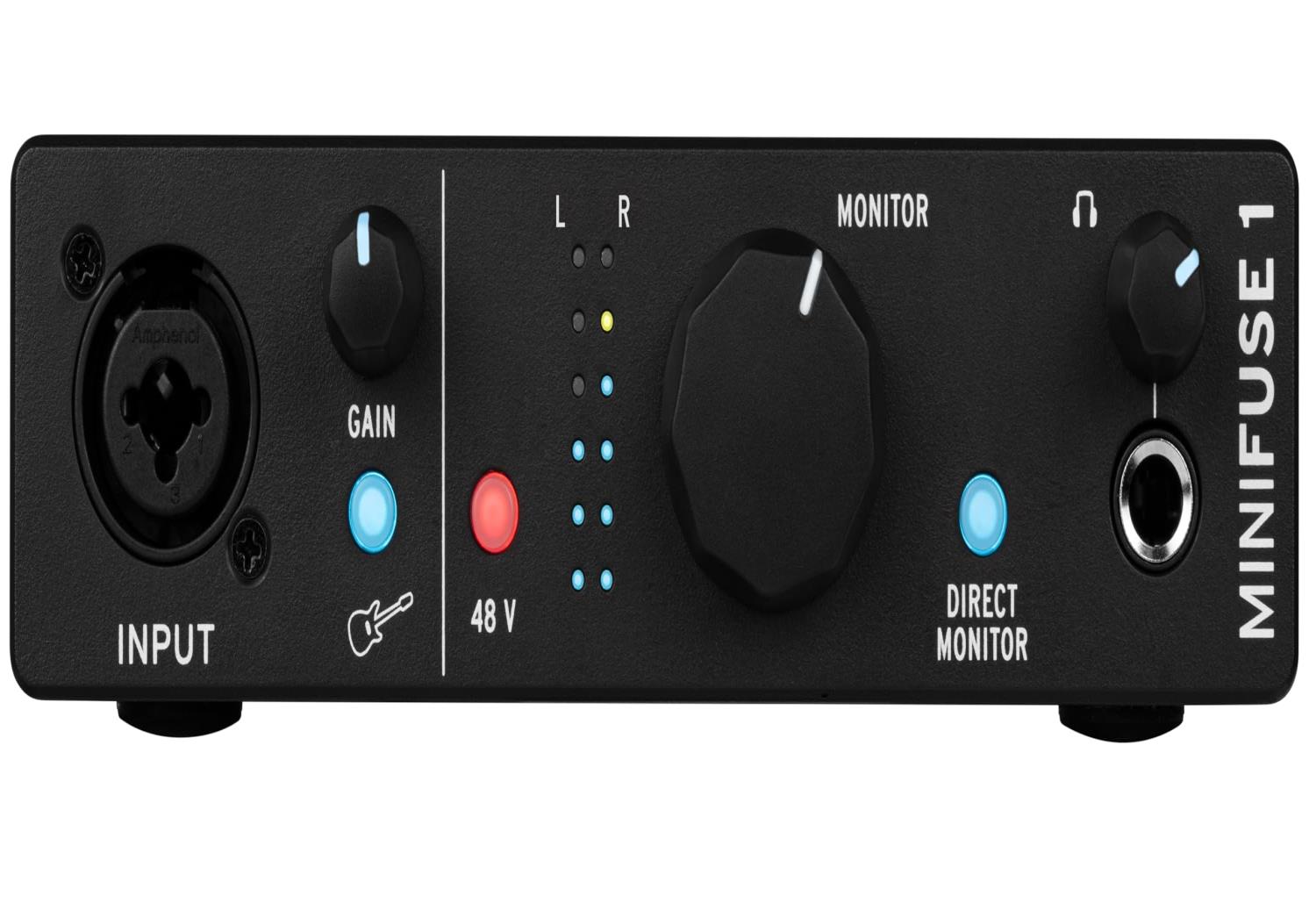 Arturia アートリア 音楽制作ソフト付属 ポータブル・オーディオインターフェイス MiniFuse 1 ブラック