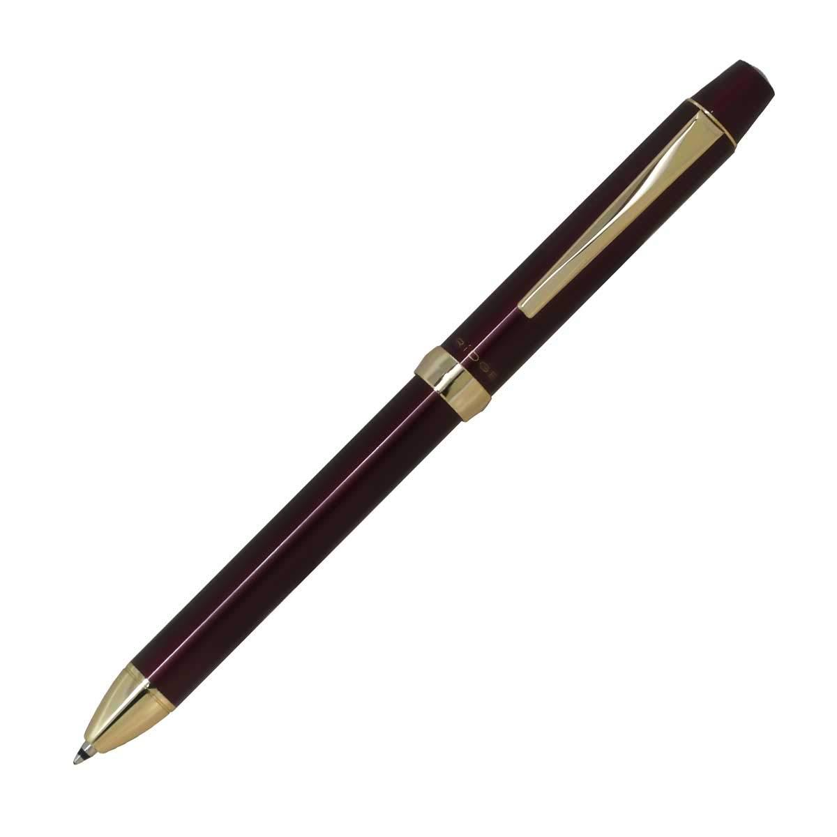 Pilot パイロット 多機能筆記具 3+1リッジ 3色ボール0.7mm黒/赤/青+0.5mmシャープ ワインレッドBTHRT5SR-WR