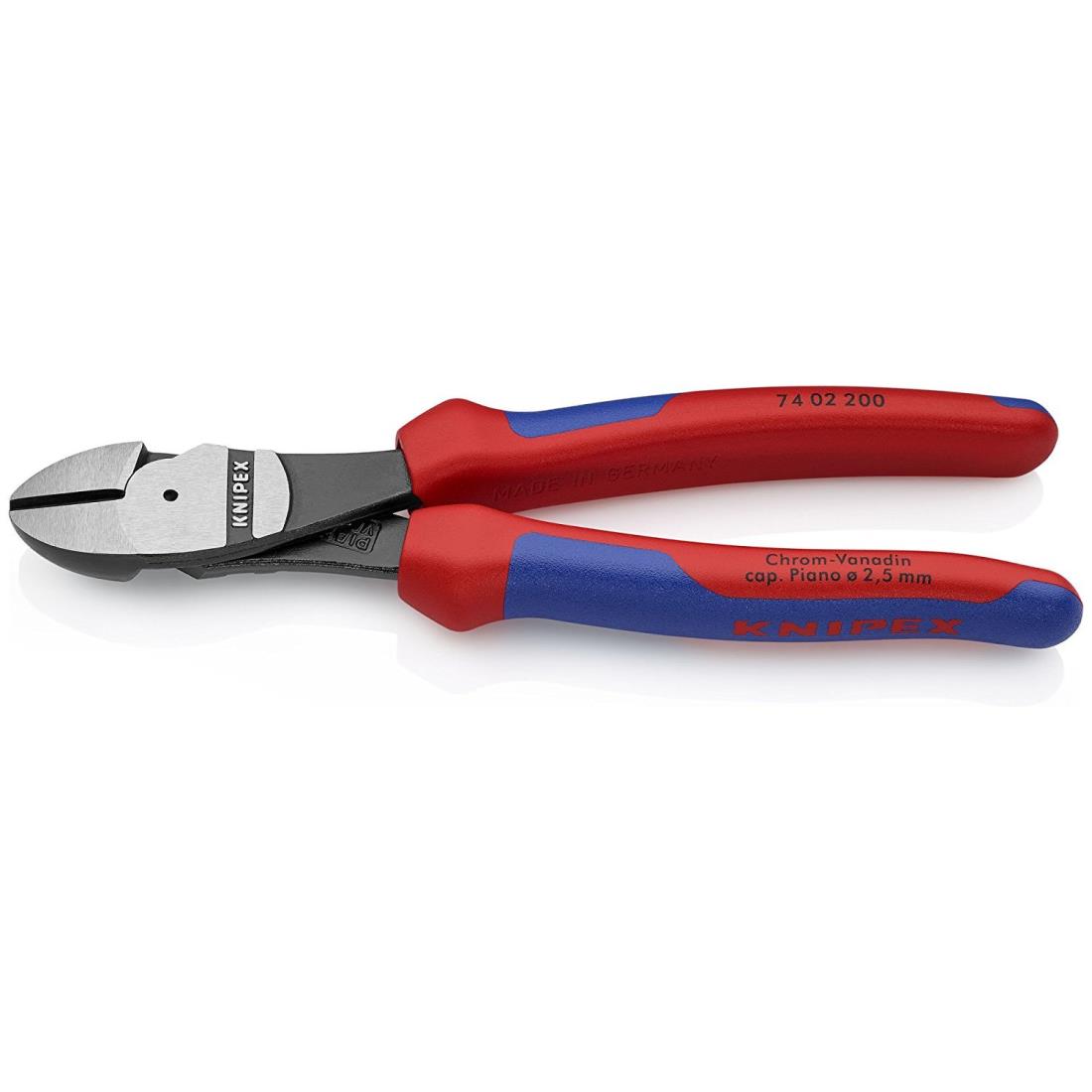 クニペックス KNIPEX 7402-200 強力型斜ニッパー(硬線用) (SB) 7402-200