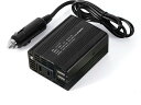 BESTEK インバーター 150W シガーソケット コンセント : DC12VをAC100Vに変換 USB 2ポート 搭載 車載用インバーター 12V車専用 カーインバーター BT6500-BK