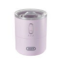 【Toffy/トフィー】 ふわふわリング加湿器 HF13 2024年新色 ポンッと飛び出る USB給電 小型 タイマー機能付き ライトモード レトロ おしゃれ かわいい HF13(ラベンダーミスト)