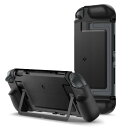 Spigen Switch2対応ケース グリップ感 ドック対応 保護カバー スイッチ2ケース デュアル・グリップ ACS09310(ブラック)