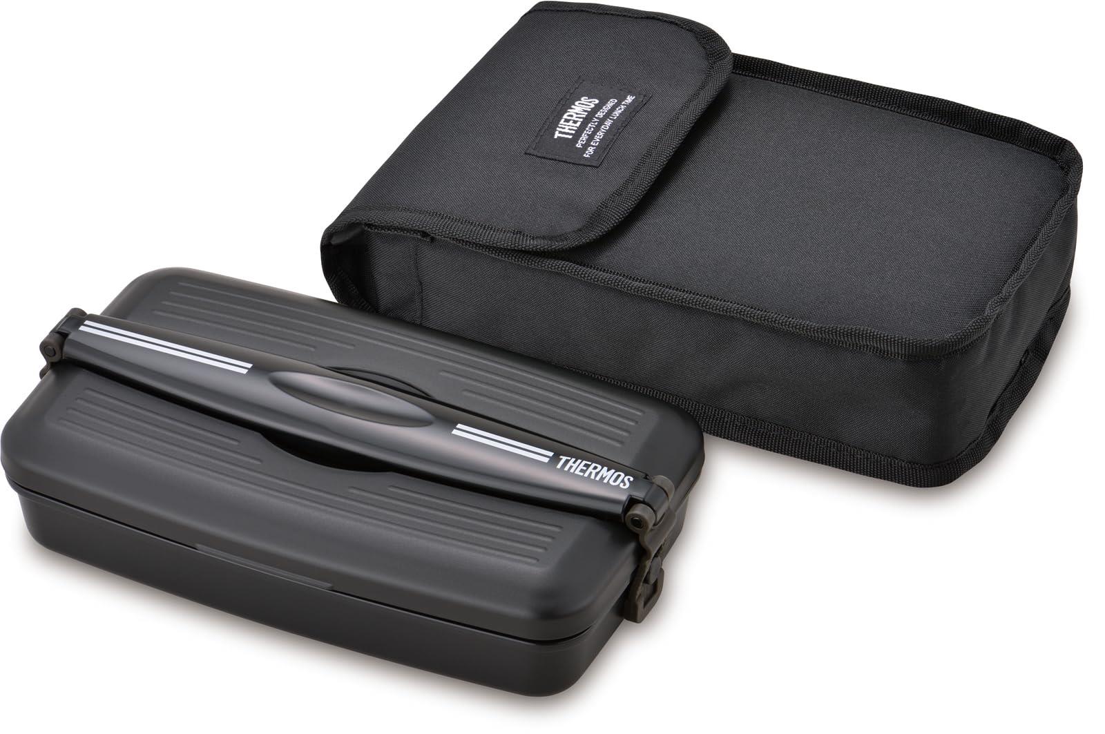 サーモス 弁当箱 フレッシュランチボックス 800ml ディープブラック DJB-806 DPBK