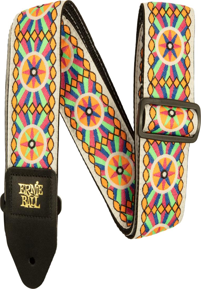 【正規品】 ERNIE BALL 5338 ギターストラップ JACQUARD STRAP CANDY SUN ジャカード・ストラップ キャンディ・サン