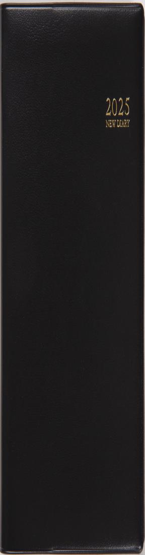 816 ニューダイアリー アルファ 4 高橋書店 2025年度版4月始まり 月曜始まり ウィークリー 黒 手帳判
