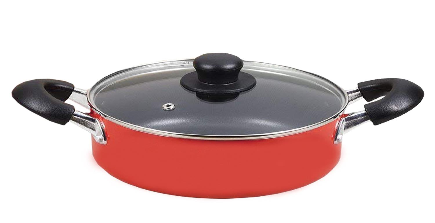 パール金属 ワコートレーディング 両手鍋 20cm ガラス蓋付 ふっ素加工 IH対応 ニューフォア HB-8052