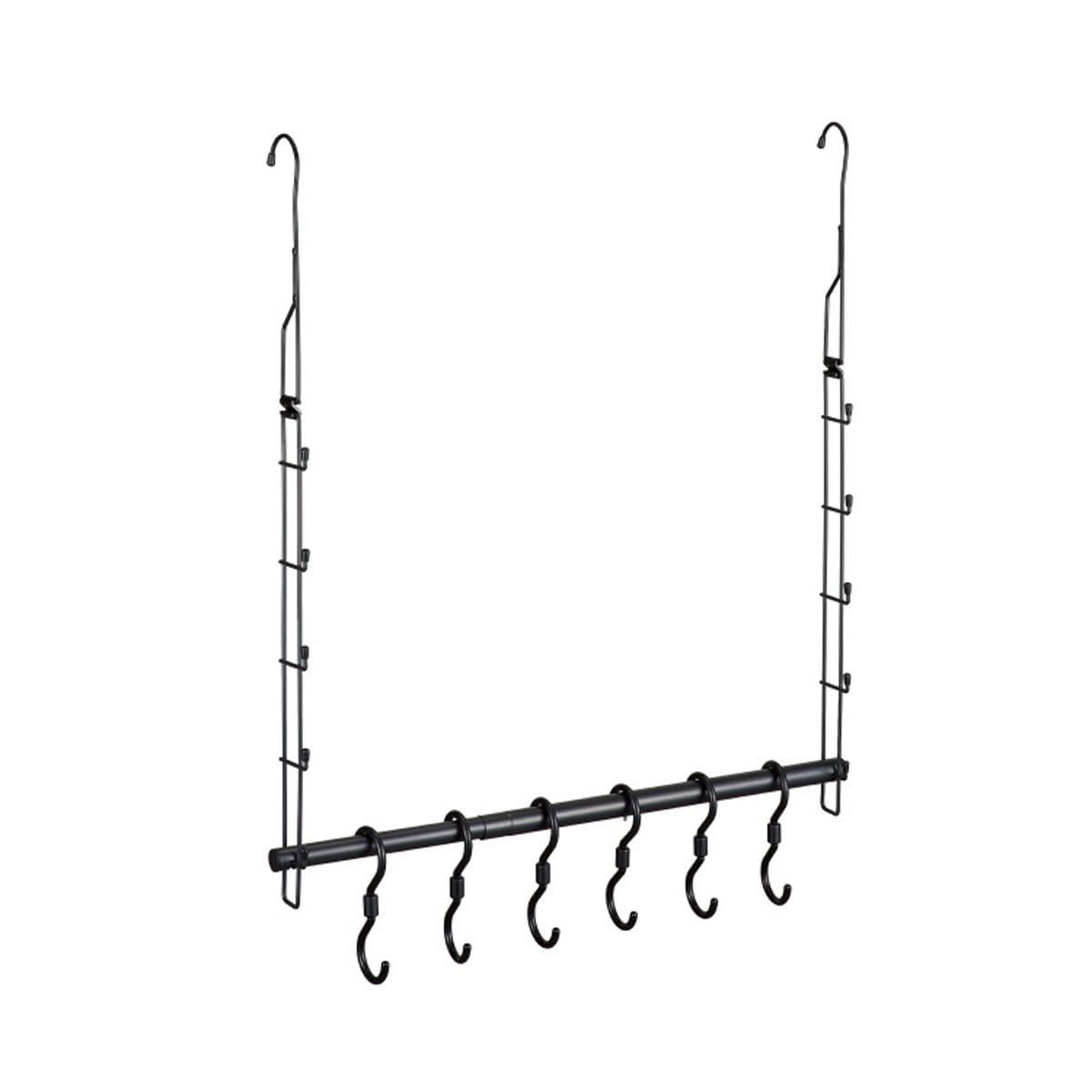 Belca(ベルカ) ブランコハンガー クローゼット吊り下げ鞄ハンガー 伸縮タイプ 幅49～79×奥行6.5×高さ74..