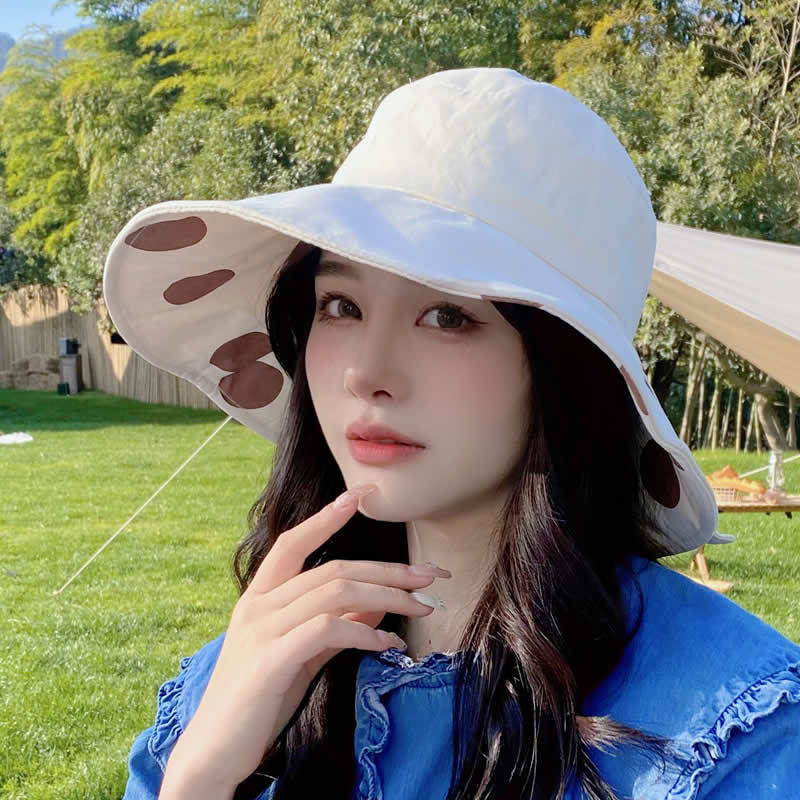 【50円クーポン配布中 送料無料】 蝶タイポップ?リボン日よけ帽子 レジャー，アウトドアおでかけ日よけキャップ UVプロテクション 日よけ帽子